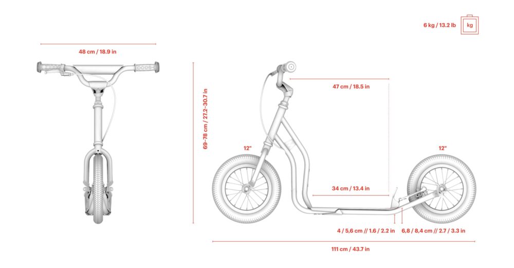 Trotineta Copii Yedoo Mau Scooter - 12607-Y30 - Yedoo