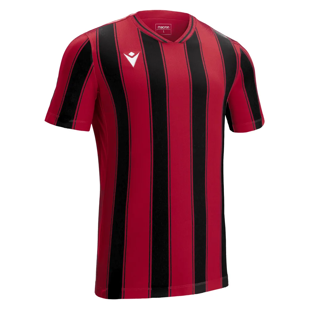 Tricou fotbal Macron Sceptrum, Rosu / Negru - imagine 1