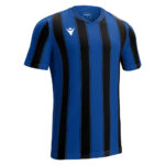 Tricou fotbal Macron Sceptrum, Albastru Royal / Negru