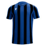 Tricou fotbal Macron Sceptrum, Albastru Royal / Negru - imagine 2