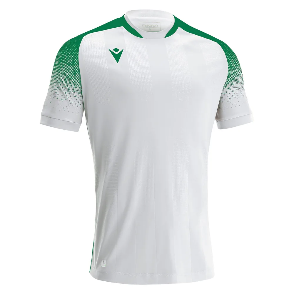 Tricou fotbal Macron Alioth eco, Alb / Verde - imagine 1