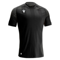 Tricou fotbal Macron Alioth eco, Negru / Gri Inchis