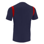 Tricou fotbal Macron Rodders, Bleumarin / Rosu - imagine 3