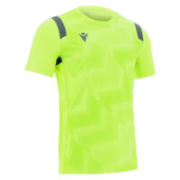 Tricou fotbal Macron Rodders, Galben Fluo / Gri Antracit