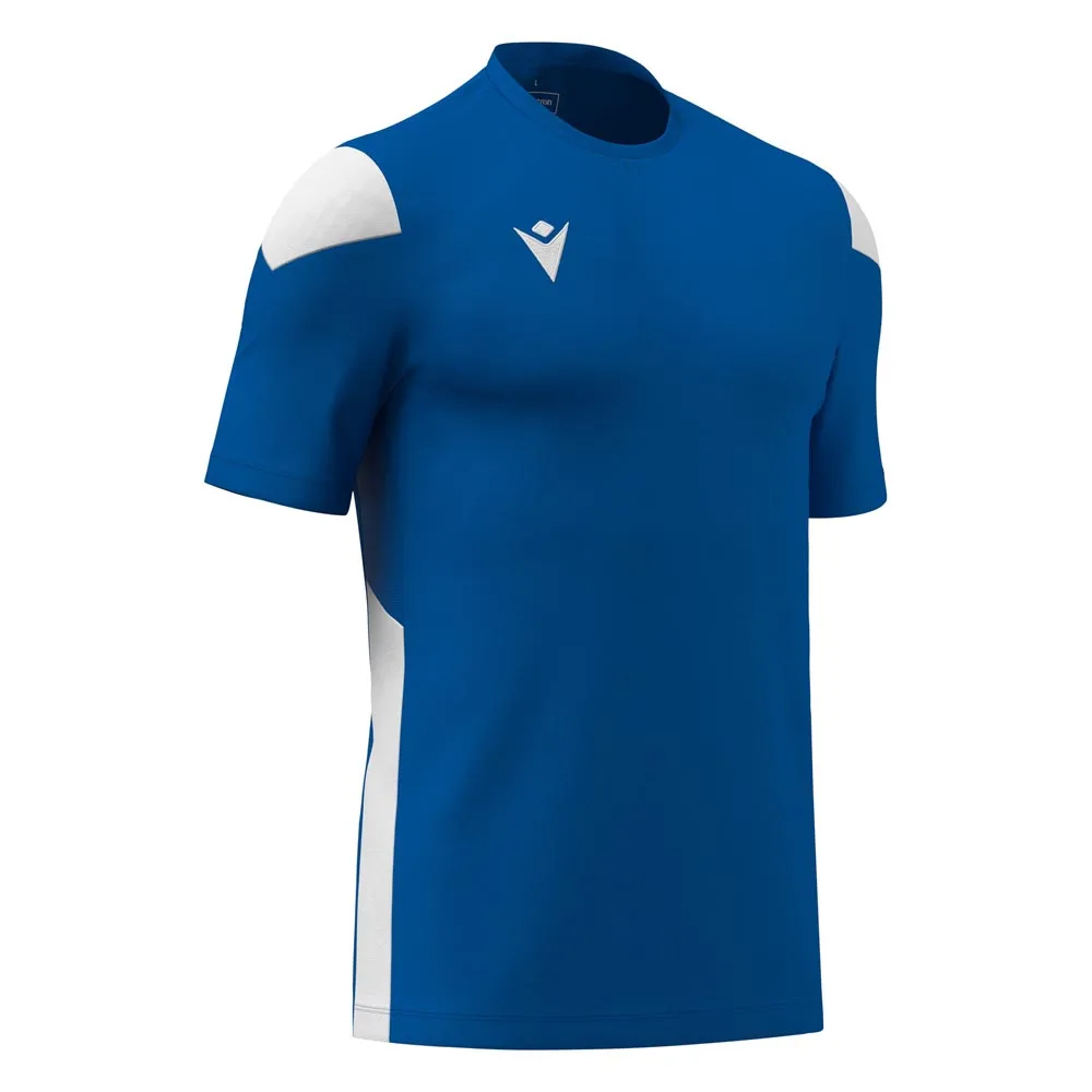 Tricou sport Macron Polis, Albastru Royal / Alb - imagine 1