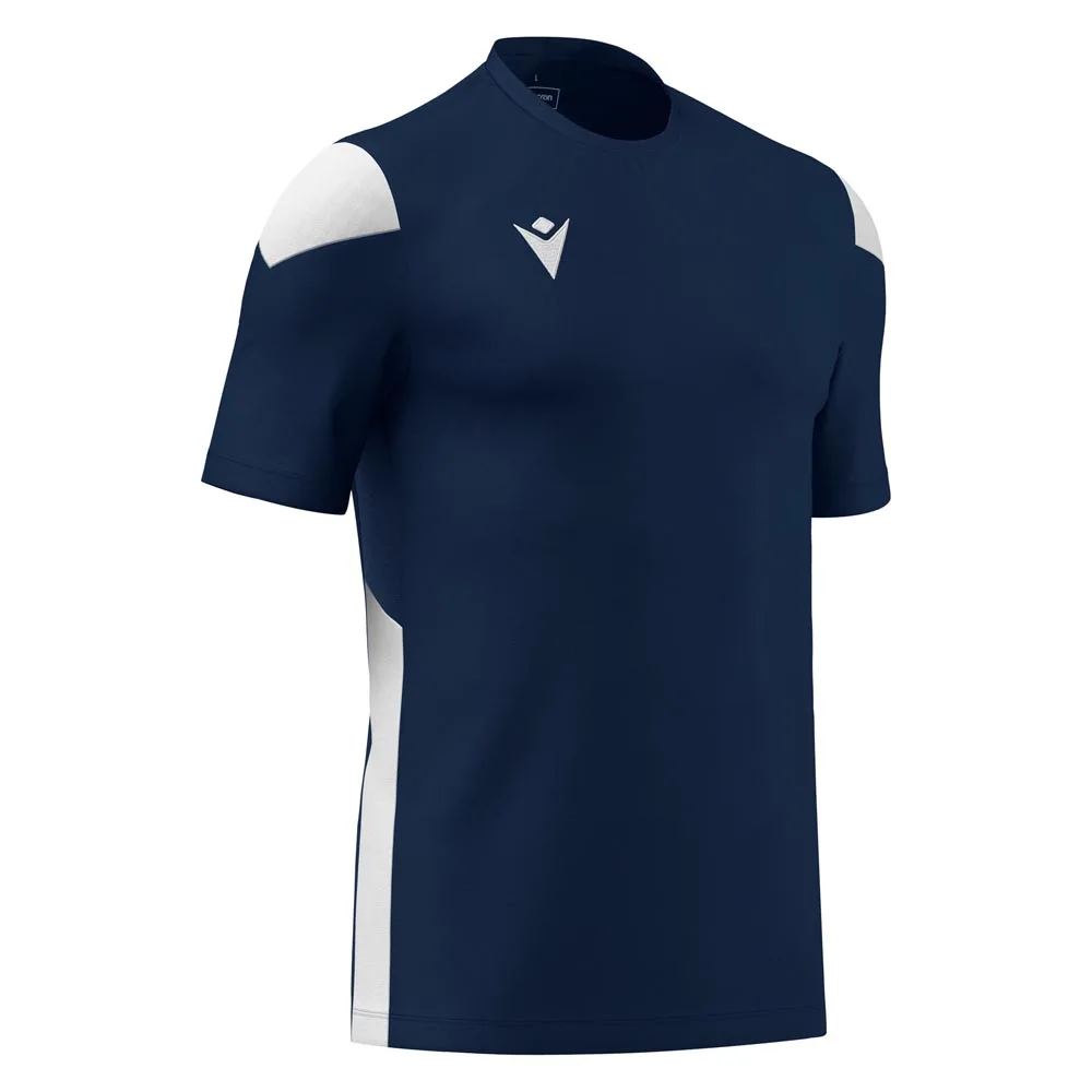Tricou sport Macron Polis, Bleumarin / Alb - imagine 1