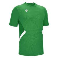 Tricou sport Macron Shedir, Verde / Alb