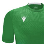 Tricou sport Macron Shedir, Verde / Alb - imagine 5