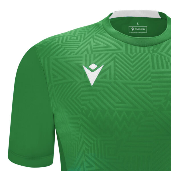 Tricou sport Macron Shedir, Verde / Alb - imagine 5