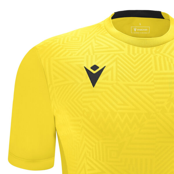 Tricou sport Macron Shedir, Galben / Negru - imagine 5