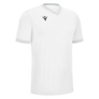 Tricou fotbal Macron Halley, Alb / Argintiu