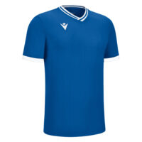 Tricou fotbal Macron Halley, Albastru Royal / Alb