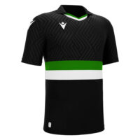 Tricou fotbal Macron Charon eco, Negru / Verde / Alb