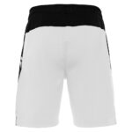 Pantaloni scurti fotbal Macron Tempel, Alb / Negru - imagine 4
