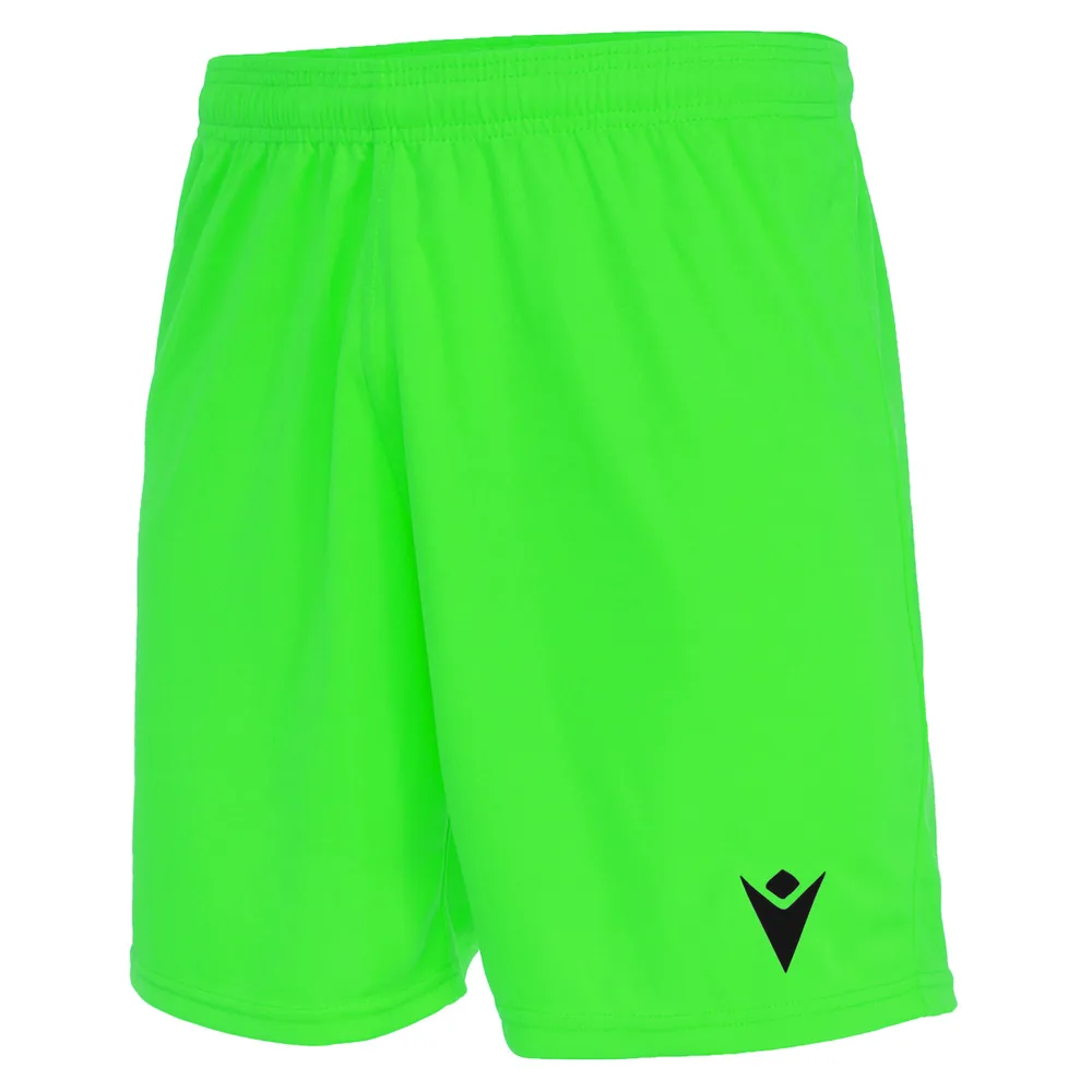 Pantaloni scurti sport Macron Mesa Hero, Verde Fluo - imagine 1