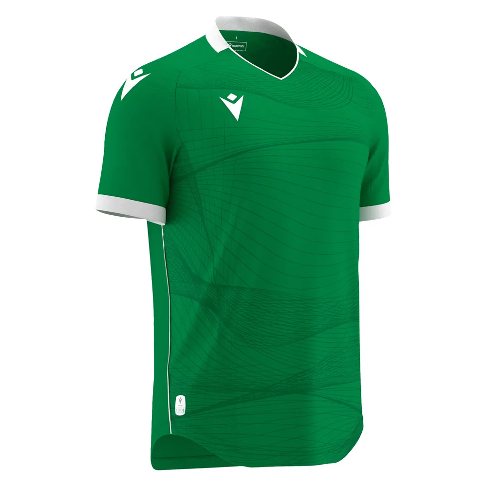 Tricou sport Macron Wyvern eco, Verde / Alb - imagine 1