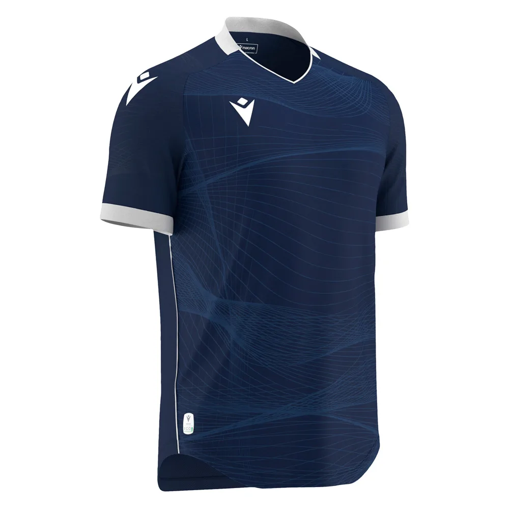 Tricou sport Macron Wyvern eco, Bleumarin / Alb - imagine 1