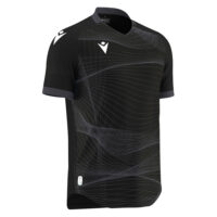 Tricou sport Macron Wyvern eco, Negru / Gri Antracit