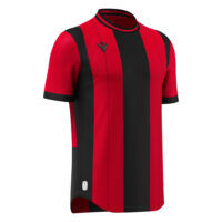 Tricou fotbal Macron Propus eco, Rosu / Negru
