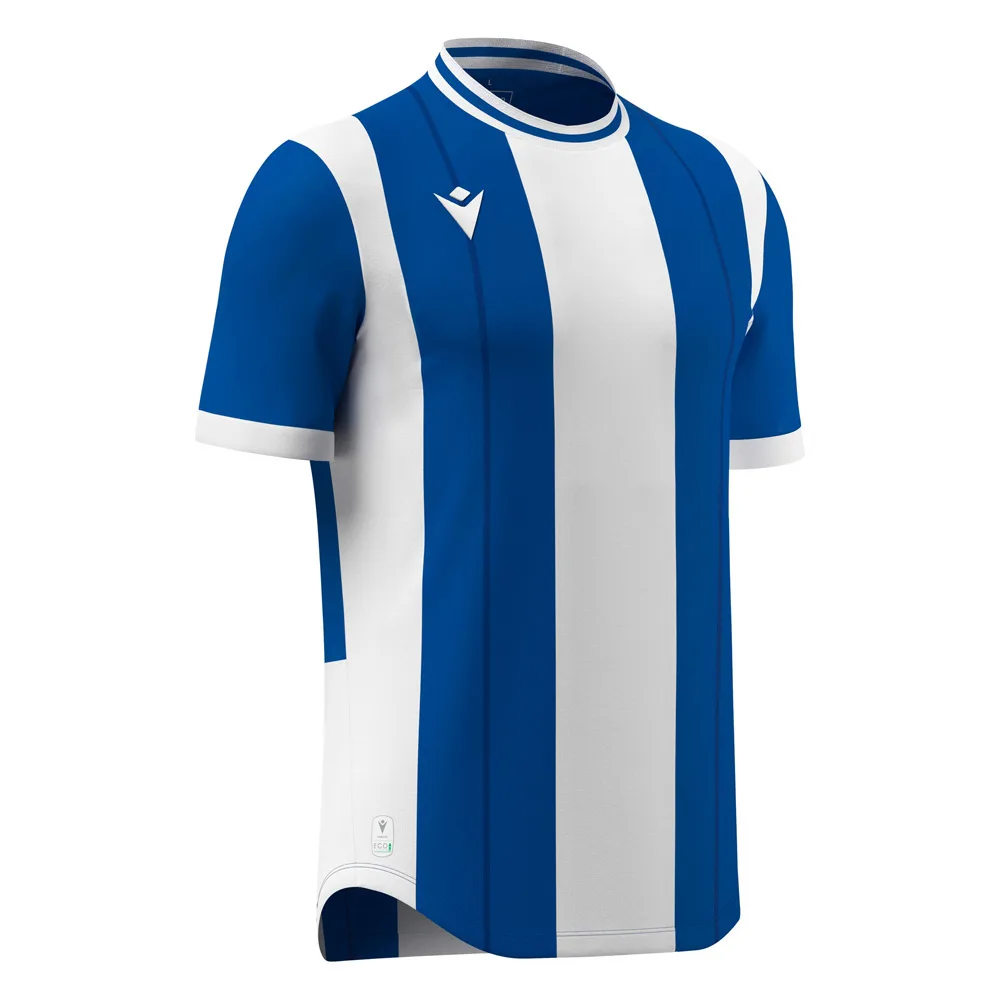 Tricou fotbal Macron Propus eco, Albastru Royal / Alb - imagine 1