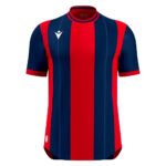 Tricou fotbal Macron Propus eco, Bleumarin / Rosu - imagine 2
