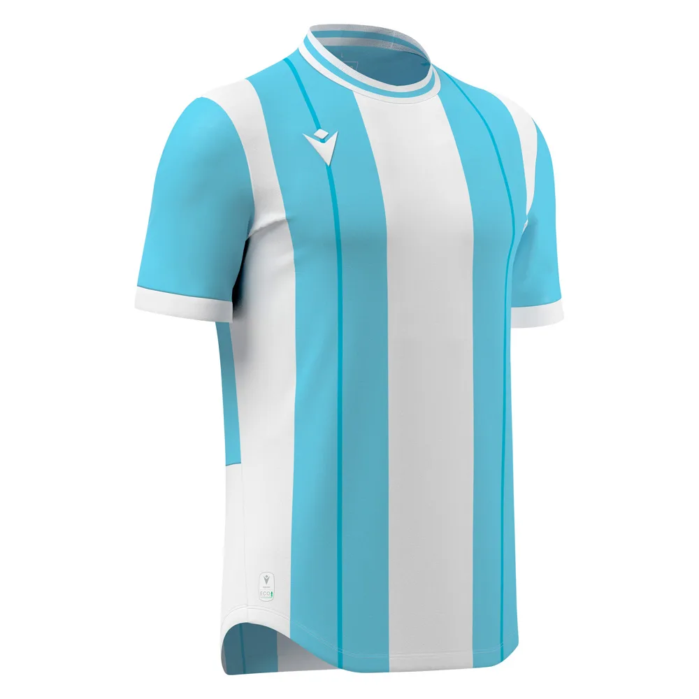 Tricou fotbal Macron Propus eco, Albastru Sky / Alb - imagine 1