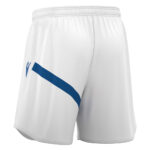 Pantaloni scurti fotbal Macron Shen eco, Alb / Albastru Royal - imagine 3