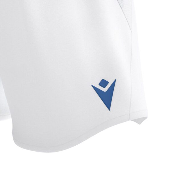 Pantaloni scurti fotbal Macron Shen eco, Alb / Albastru Royal - imagine 5