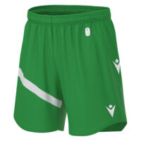 Pantaloni scurti fotbal Macron Shen eco, Verde / Alb