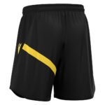 Pantaloni scurti fotbal Macron Shen eco, Negru / Galben - imagine 3
