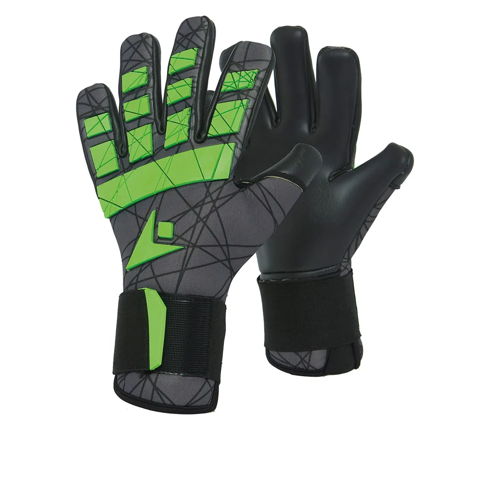 Manusi portar Macron Alligator XH, Negru / Verde Fluo - imagine 1