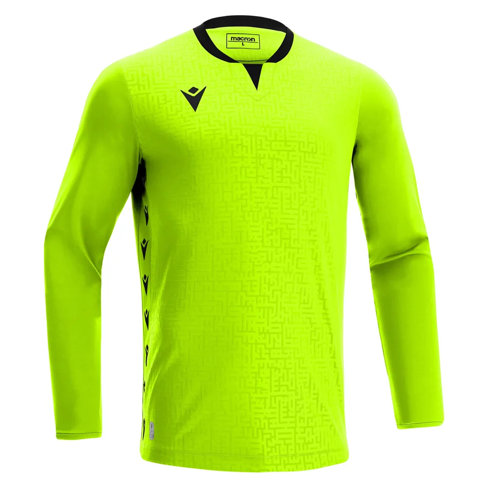 Bluza portar Macron Cygnus eco, Galben Fluo / Negru - imagine 1