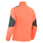 Bluza antrenament Macron Cuzco, Coral Fluo / Gri Antracit - imagine 4