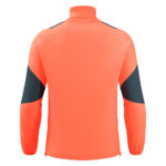 Bluza antrenament Macron Cuzco, Coral Fluo / Gri Antracit - imagine 3