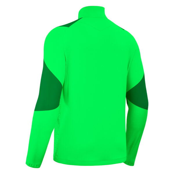 Bluza antrenament Macron Izel, Verde Fluo / Verde - imagine 4