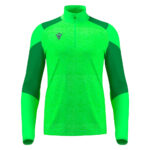 Bluza antrenament Macron Izel, Verde Fluo / Verde - imagine 2