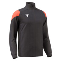 Bluza trening Macron Prometheus, Gri Antracit / Coral Fluo