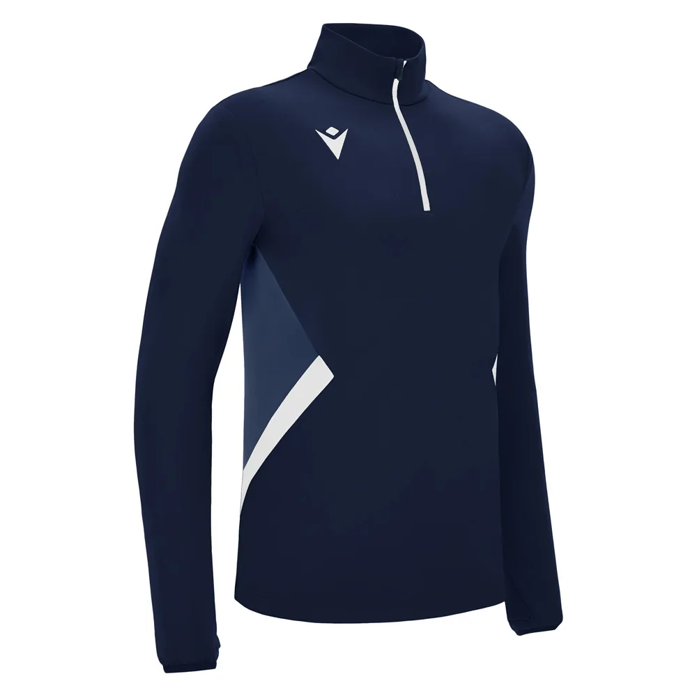 Bluza antrenament Macron Piave, Bleumarin / Alb - imagine 1