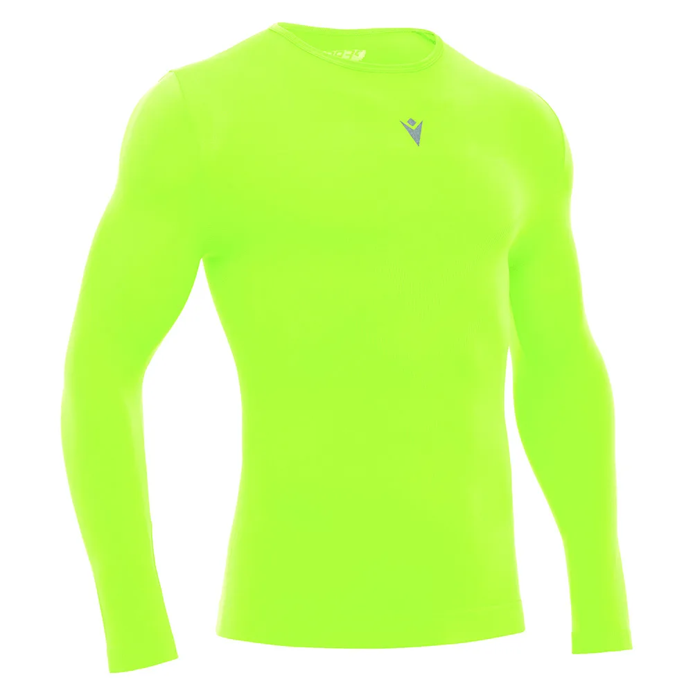 Bluza termica Macron Performance, Galben Fluo - imagine 1