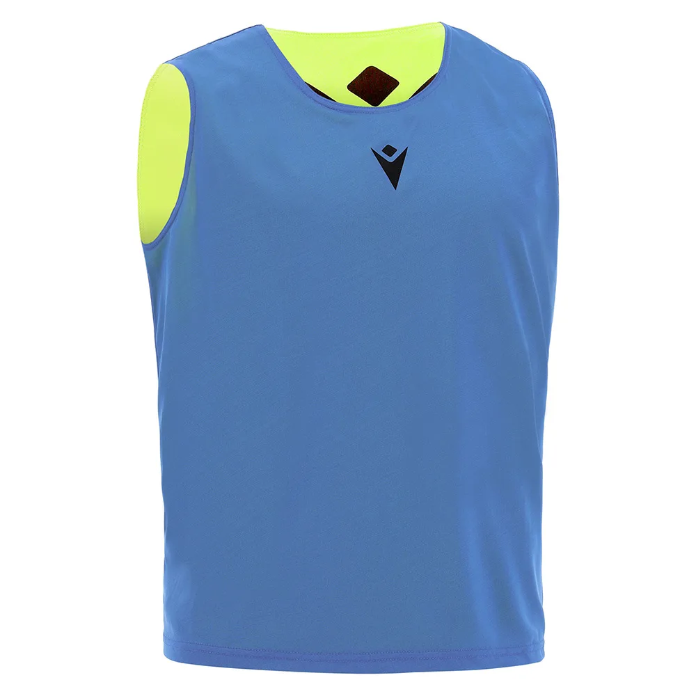 Vesta antrenament Macron Marple, Albastru Royal / Galben Fluo - imagine 1