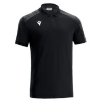 Tricou polo Macron Rock, Negru / Gri inchis