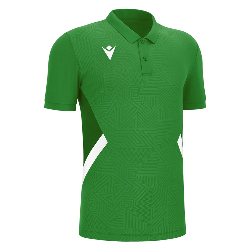 Tricou polo Macron Rap, Verde / Alb - imagine 1