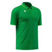 Tricou polo Macron Aulos, Verde / Verde Fluo