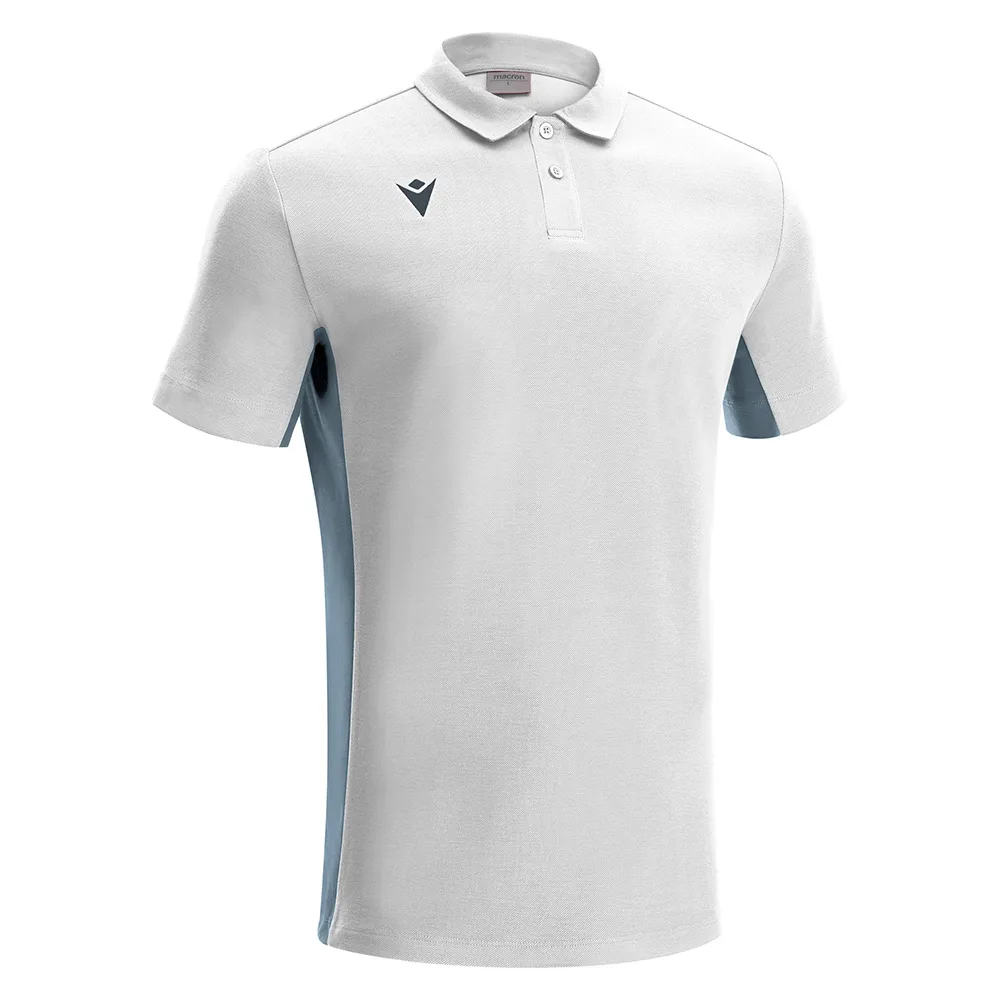 Tricou polo Macron Clarinet, Alb / Argintiu - imagine 1