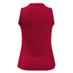 Tricou dama Macron Thallium, Rosu / Alb - imagine 4