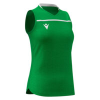 Tricou dama Macron Thallium, Verde / Alb