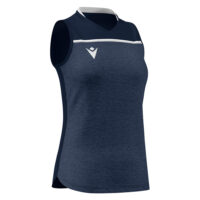 Tricou dama Macron Thallium, Bleumarin / Alb