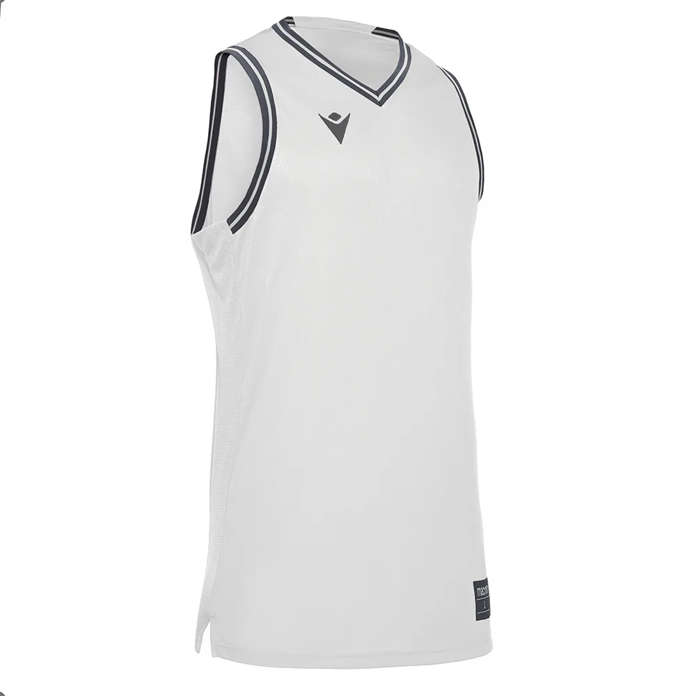 Tricou baschet Macron Freon, Alb - imagine 1