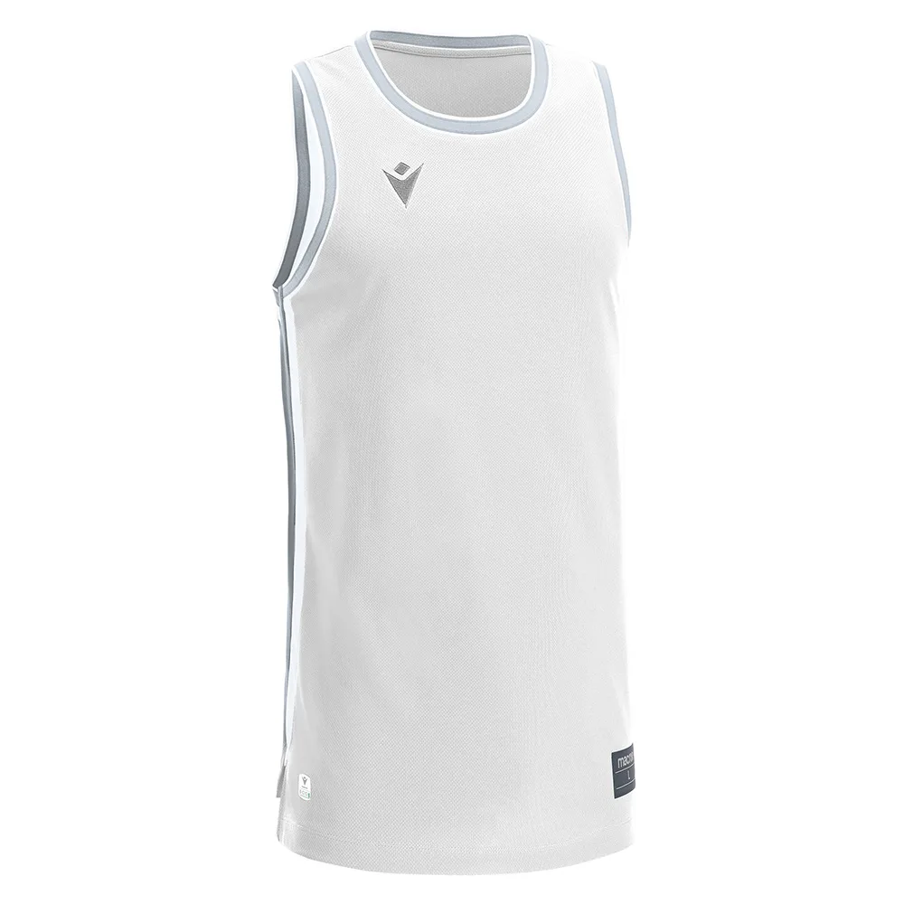 Tricou baschet Macron Plutonium Eco, Alb - imagine 1