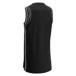 Tricou baschet Macron Plutonium Eco, Negru / Alb - imagine 3